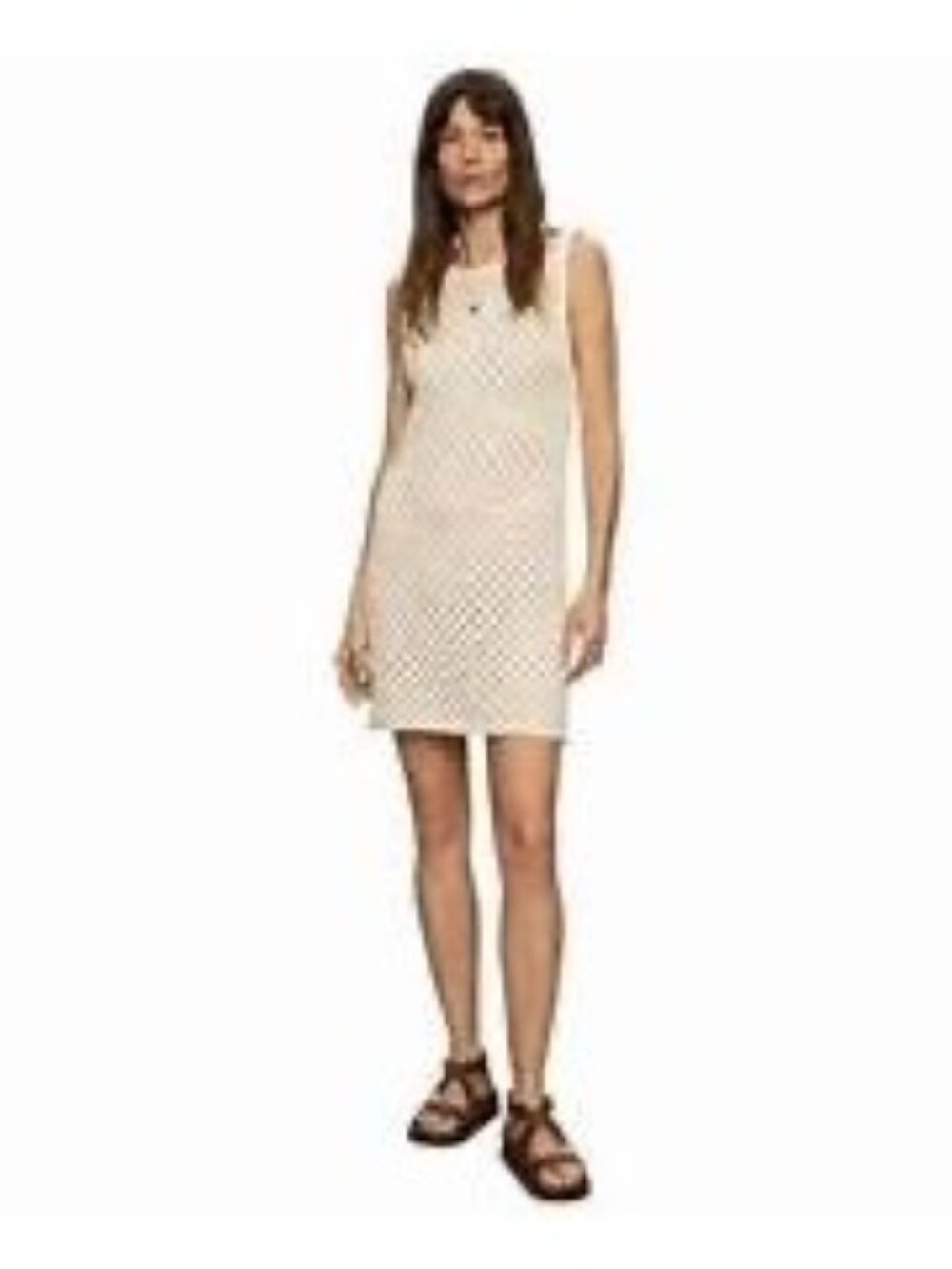 Sanctuary NWOT Summer Shell Crochet Dress in EcoNatural XS - Picture 3 of 6